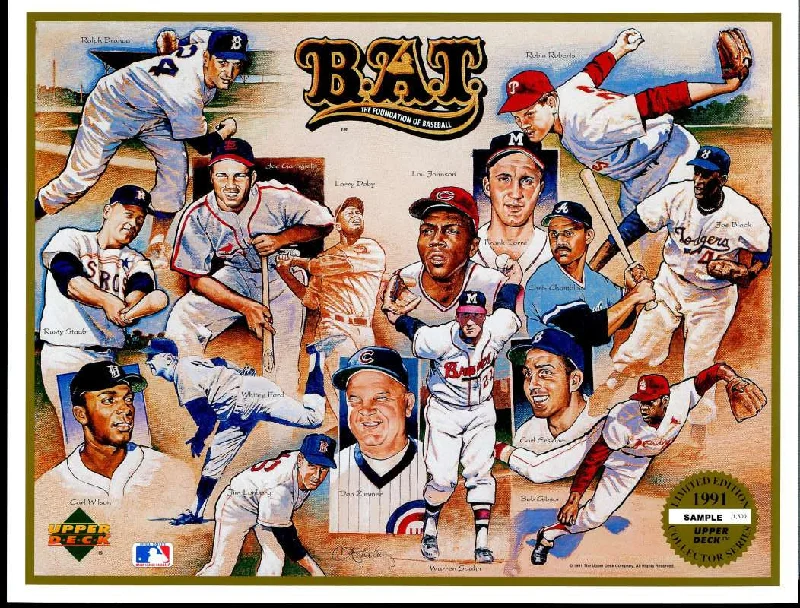 1991 Upper Deck Sheets #BAT The Foundation Of Baseball Sample