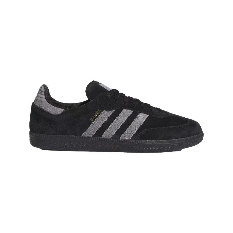 Adidas Samba ADV Unisex Skate Shoe Black Suede / Grey / Gold