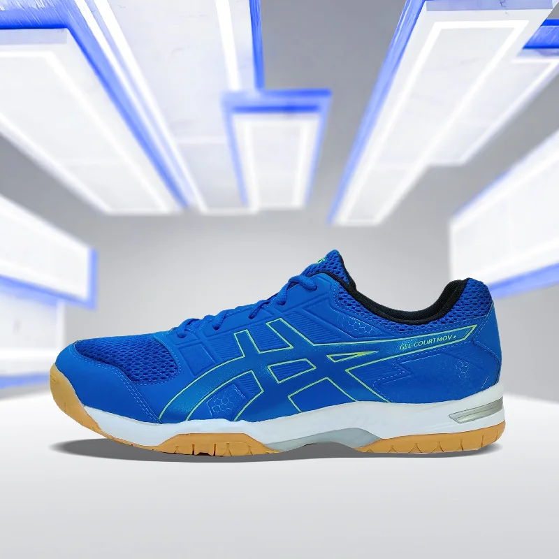 Asics GEL-COURTMOV+ Badminton Shoes (Lake Drive/Hazard Green)