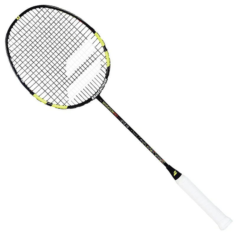 Babolat Sensation Pro Strung Badminton Racket [Dark Navy/Yellow]