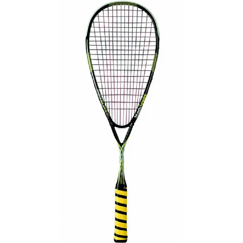 Black Knight SQ-2630 QUICKSILVER TC Squash Racket [Black/Yellow/Lime]