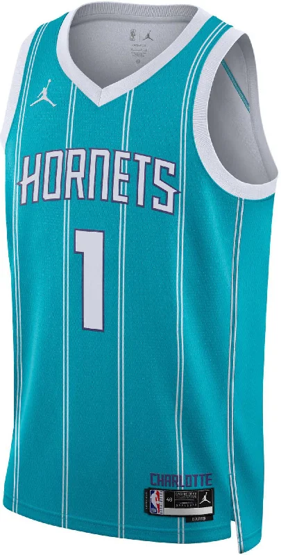 Jordan Dri-FIT Icon Edition Charlotte Hornets Lamelo Ball NBA Swingman Jersey