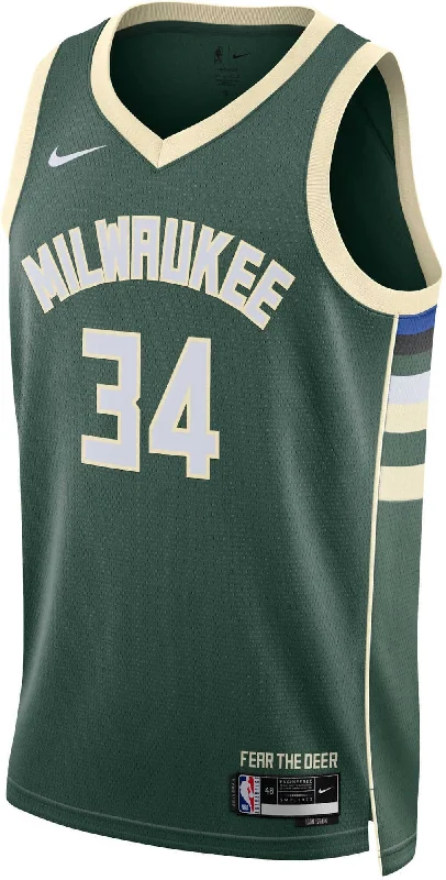 Men's Milwaukee Bucks Giannis Antetokounmpo 2022/23 Icon Edition NBA Swingman Jersey