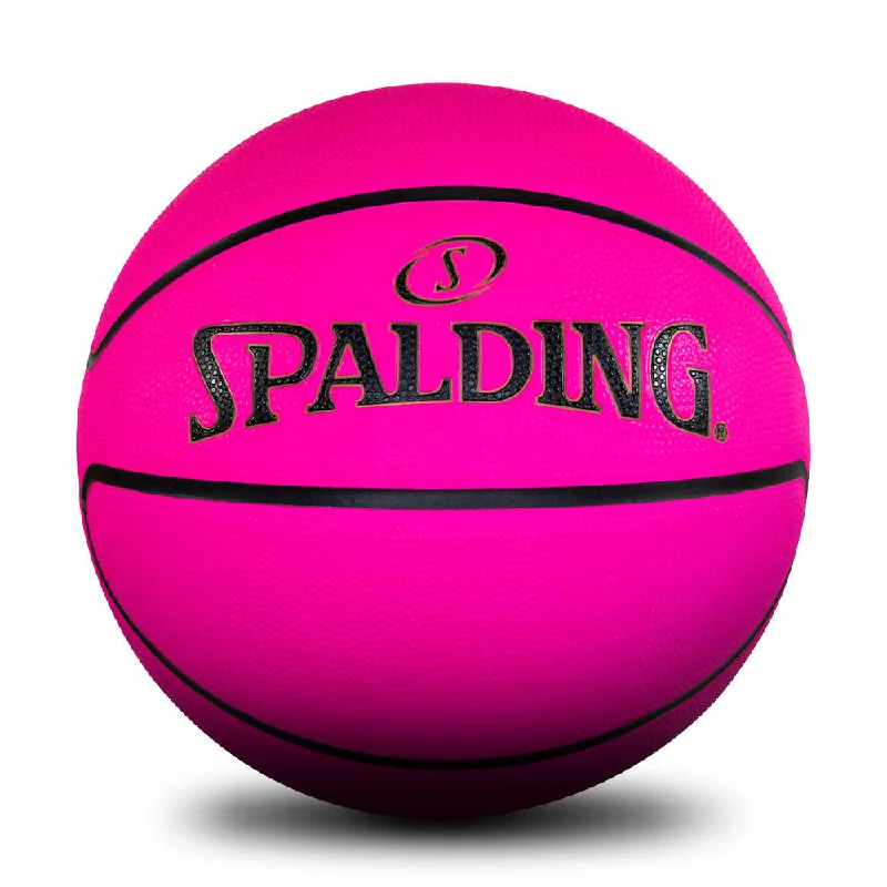 Personalised SPALDING - Fluro Pink Basketball