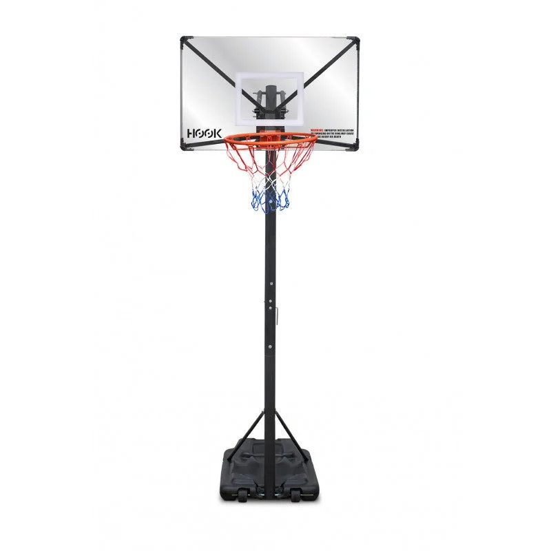 Hook 47in Screw Jack Lift Infinity Edge Basketball System