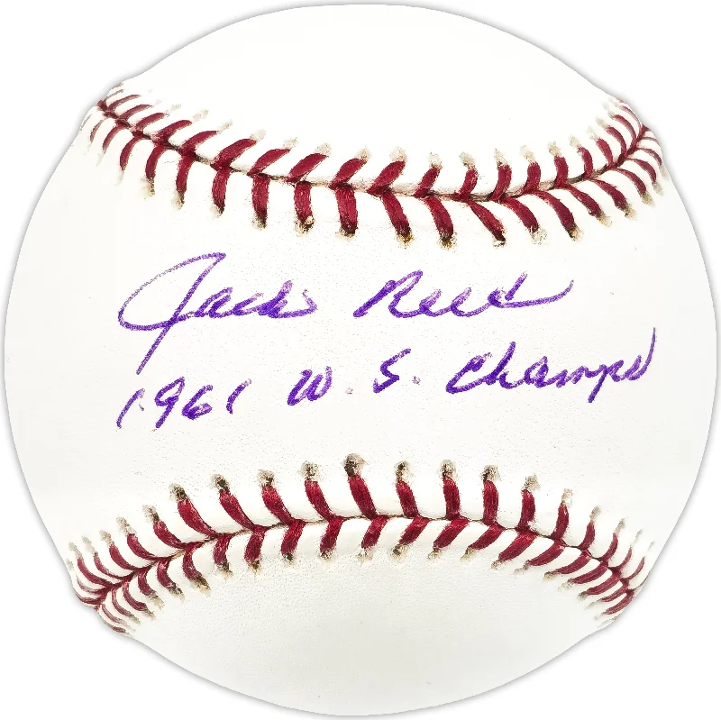 Jack Reed Autographed Official MLB Baseball New York Yankees "1961 WS Champs" JSA #D95546