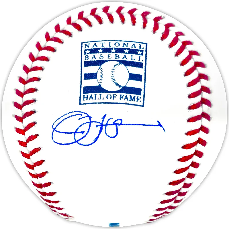 Jim Leyland Autographed Official Hall of Fame HOF Logo Baseball Detroit Tigers Beckett BAS Witness Stock #233737