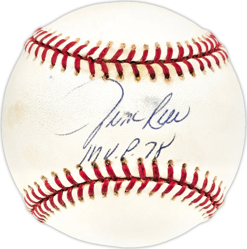 Jim Rice Autographed Official AL Baseball Boston Red Sox "MVP 78" JSA #MM79857