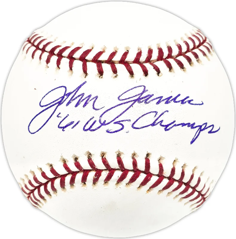 John James Autographed Official MLB Baseball New York Yankees "61 WS Champs" JSA #D95544