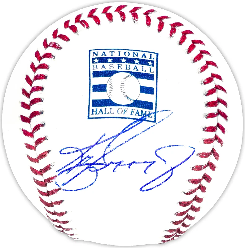 Ken Griffey Jr. Autographed Official Hall of Fame HOF Logo Baseball Seattle Mariners Beckett BAS Witness Stock #234580