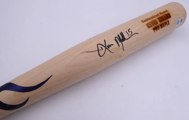 Kevin Millar Autographed Game Model Bat Boston Red Sox, Baltimore Orioles Beckett BAS QR #BM02090