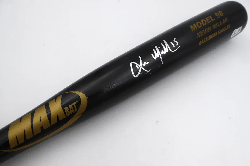 Kevin Millar Autographed Game Model Max Bat Baltimore Orioles Beckett BAS QR #BM02091