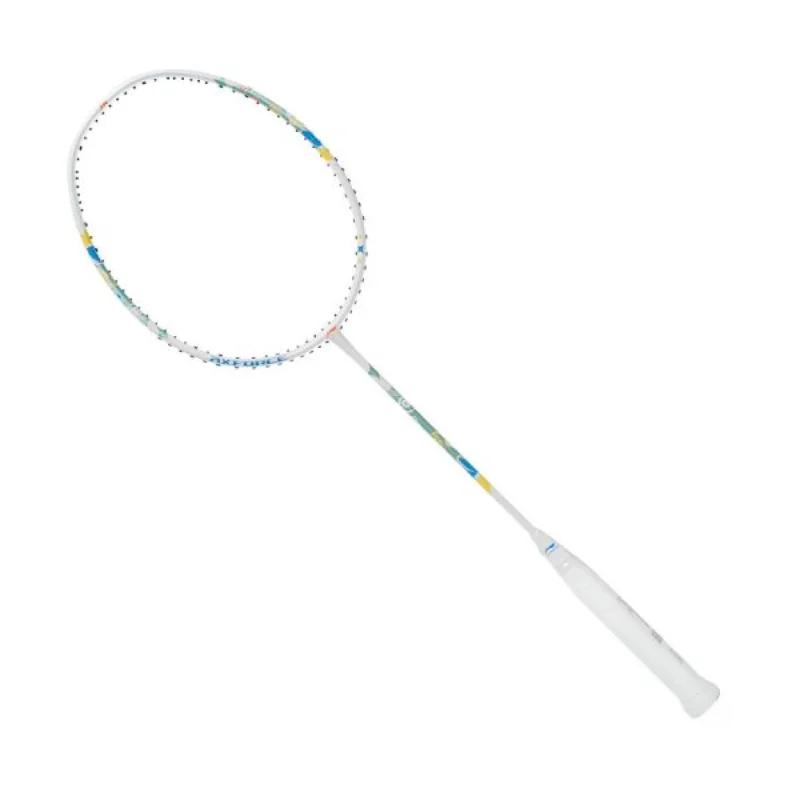 Li Ning Axforce Junior Strung Badminton Racket [White] AYPS087-2