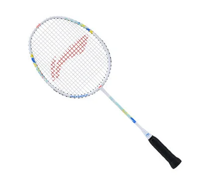 Li Ning Axforce Kids Strung Badminton Racket [White] AYPS091-2