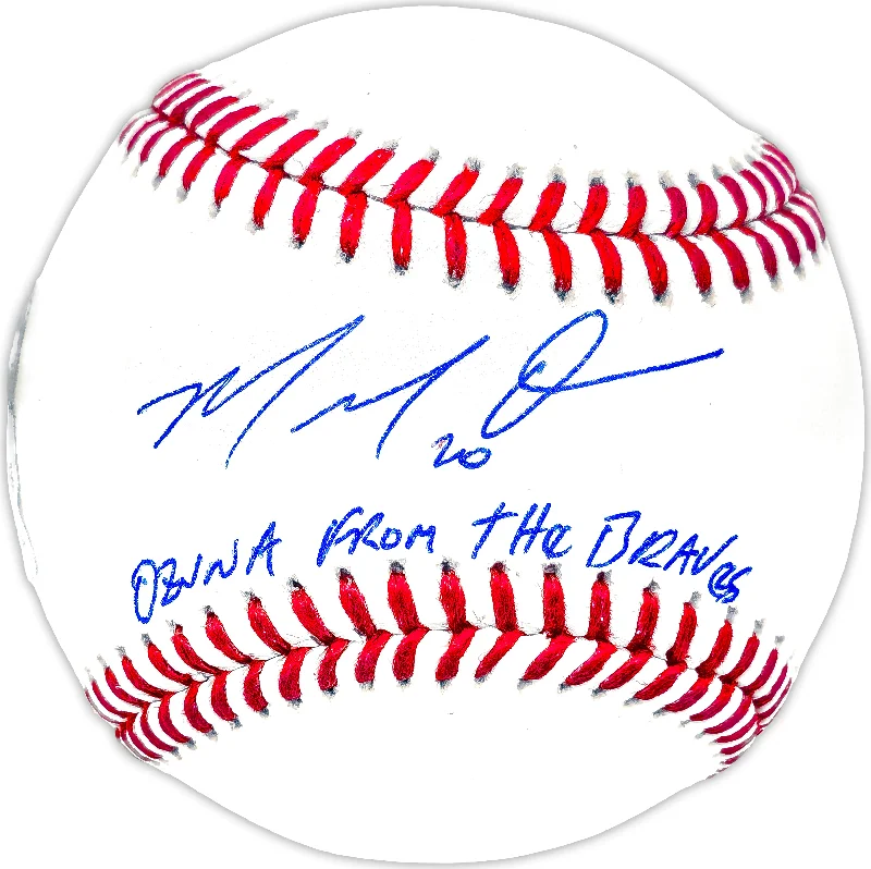 Marcell Ozuna Autographed Official MLB Baseball Atlanta Braves "Ozuna From The Braves" Beckett BAS Witness Stock #234039