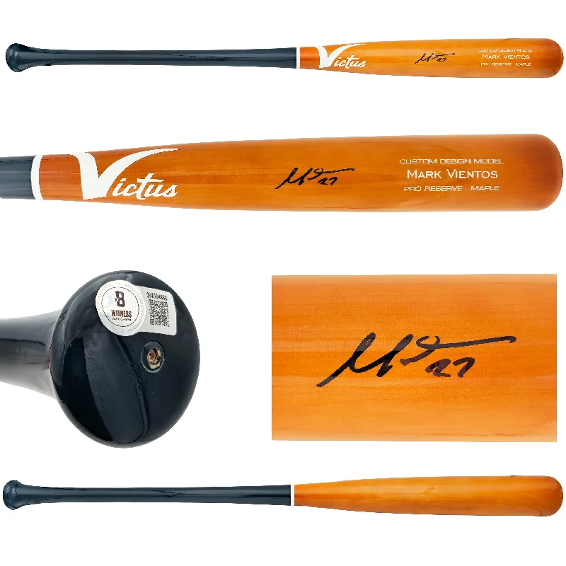 Mark Vientos Autographed Brown Victus Player Model Baseball Bat New York Mets Beckett BAS Witness Stock #234027