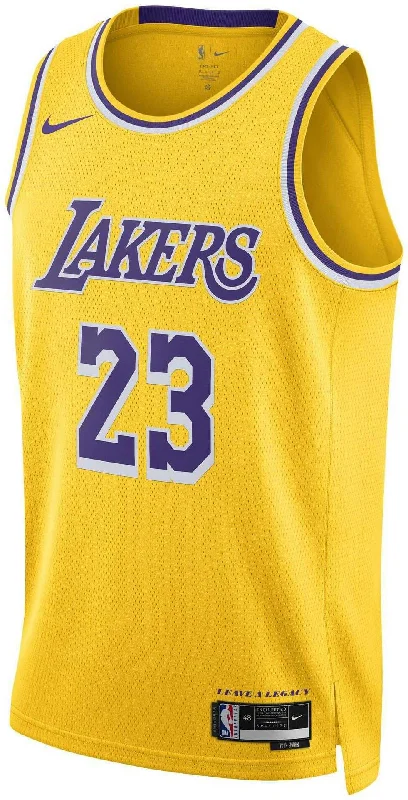 Men's NBA Los Angeles Lakers Lebron James 2022/23 Icon Edition Swingman Jersey