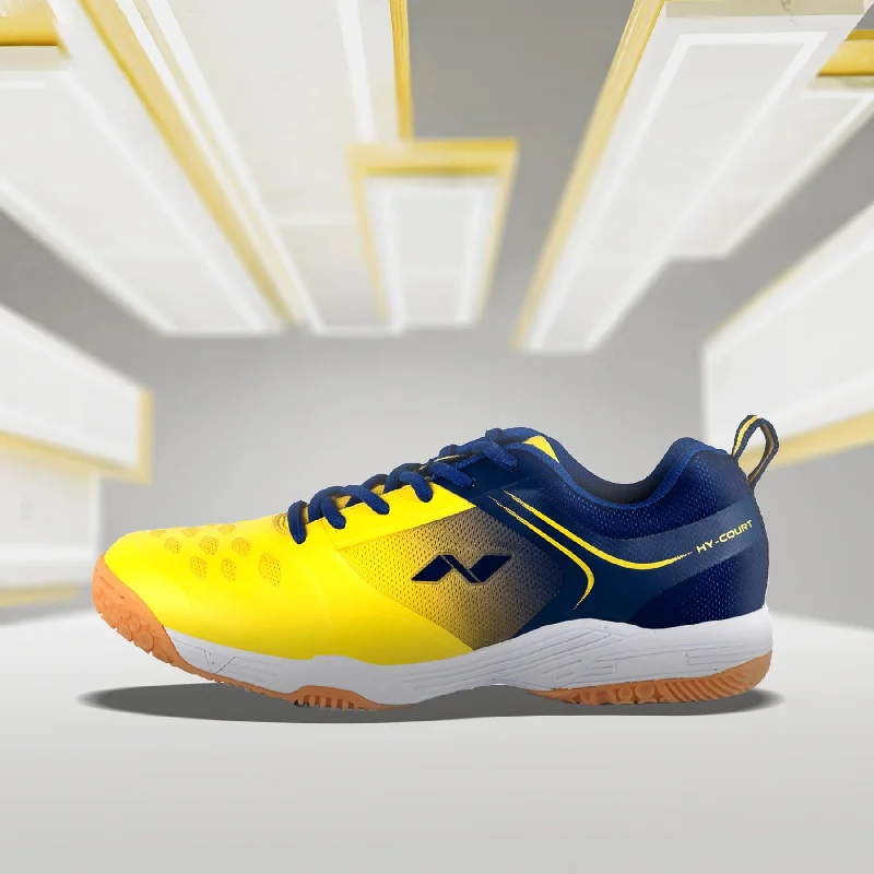 Nivia Hy-Court 2.0 Badminton Shoes (Yellow)