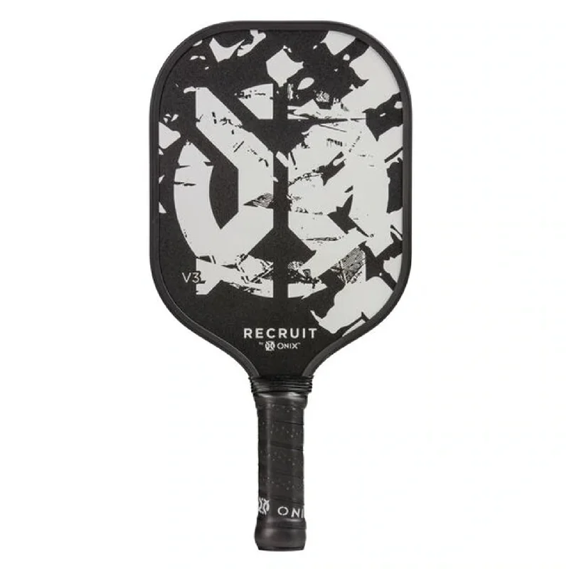 Onix Recruit V3 Pickleball Paddle (7.8-8.1 Oz) [Black]