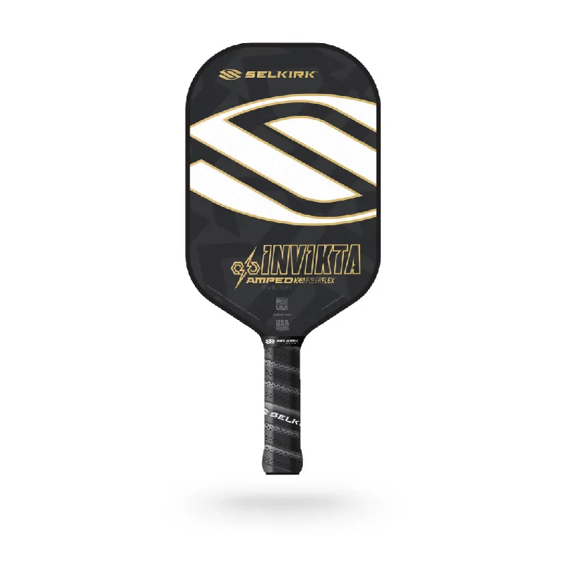 Selkirk AMPED Invikta Midweight Pickleball Paddle [Regal Black]