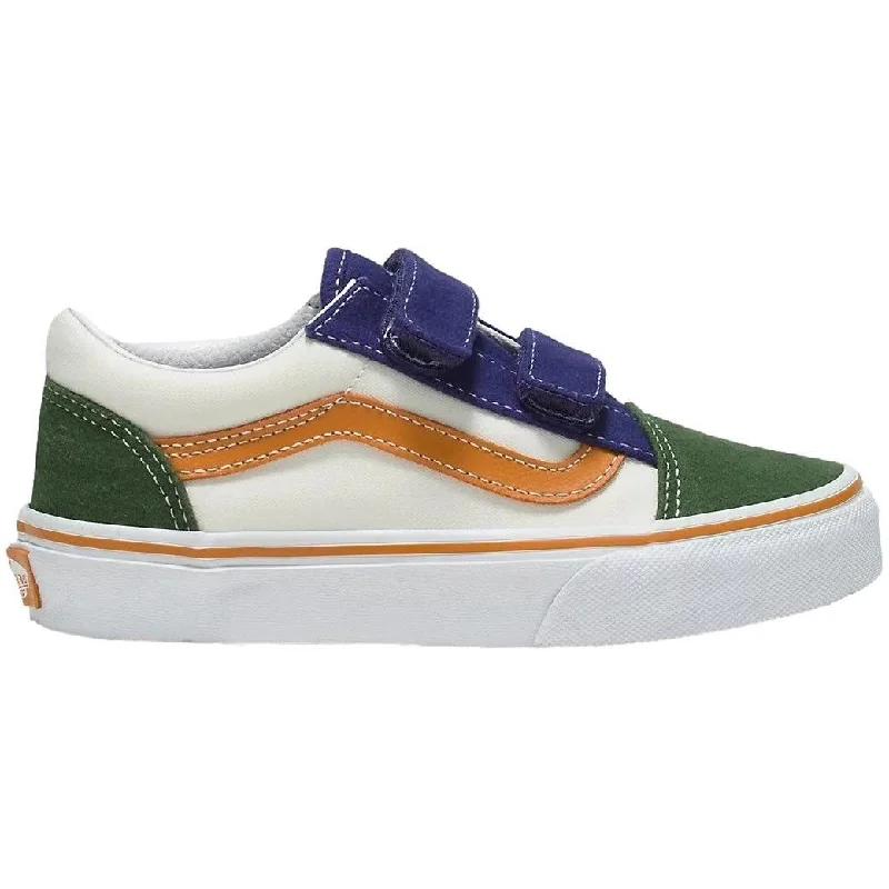 Vans Youth Old Skool Twill Block Multi/True White