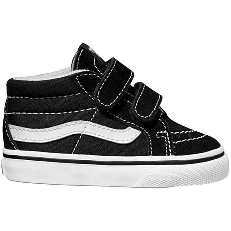 Vans Sk8-Mid Re-Issue Toddler Shoe Black / White