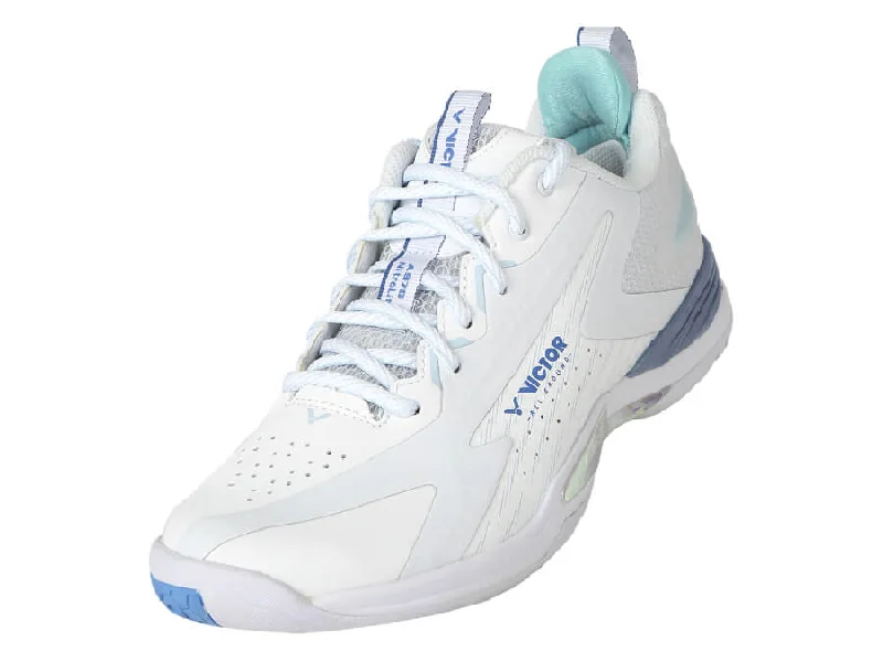 Victor A970 NITROLITE CF Badminton Shoes [Black/Hawaiian Blue]