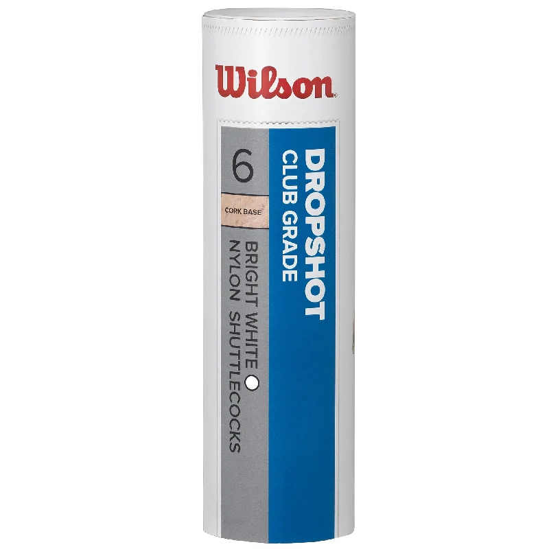 Wilson Dropshot Shuttlecocks - Tube of 6