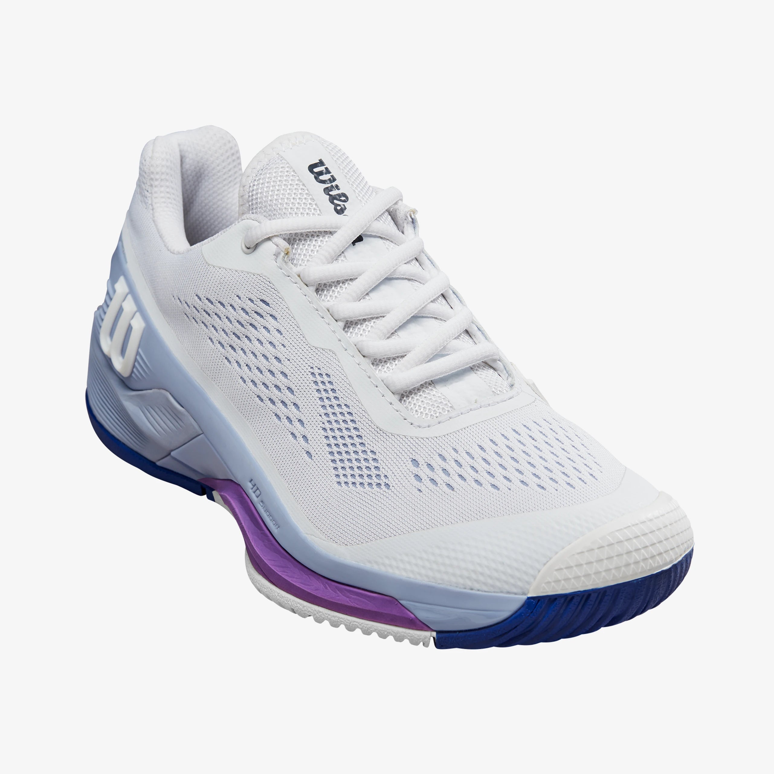 Wilson Rush Pro 4.0 Ladies' Tennis Shoes [White/Eventide/Royal Lilac]