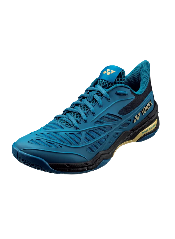 Yonex 2021 Power Cushion Cascade Drive Badminton Shoes [Teal Blue/Gold]