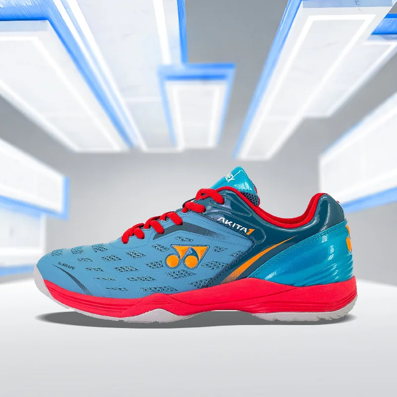 YONEX Akita Badminton Shoes (Neon Aqua/Bright Ocean)