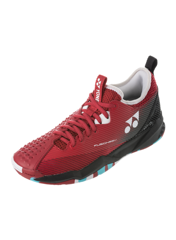 Yonex Power Cushion Fusionrev 4 Tennis Shoes [Red/Black]