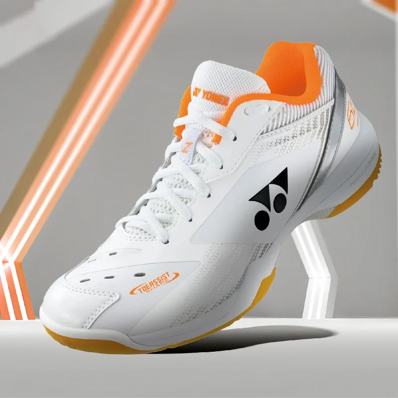 YONEX Power Cushion SHB 65 Z3 Wide (White Orange) Badminton Shoes