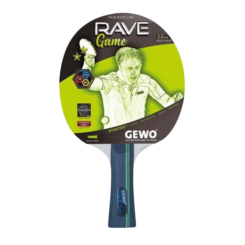 GEWO Rave Game Beginners Table Tennis Bat