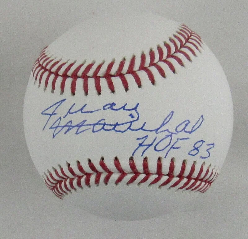 Juan Marichal Signed Auto Autograph Rawlings w/ HOF 83 Insc Baseball JSA Witness