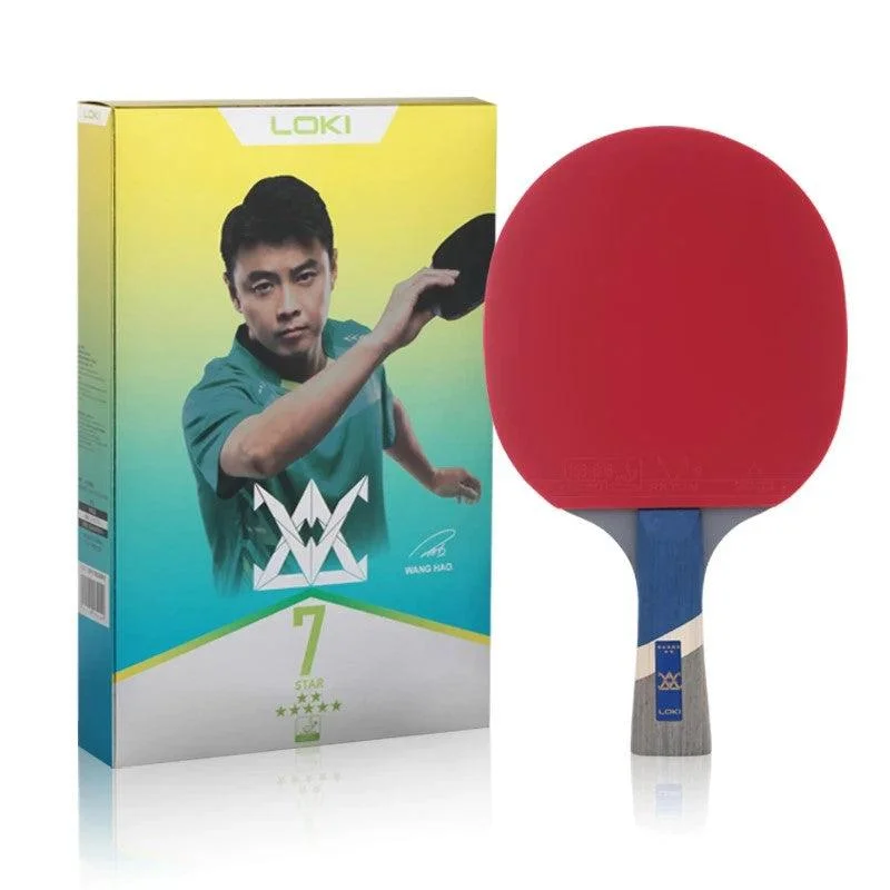 LOKI 7 Star Table Tennis Bat 5-ply Wood with Case