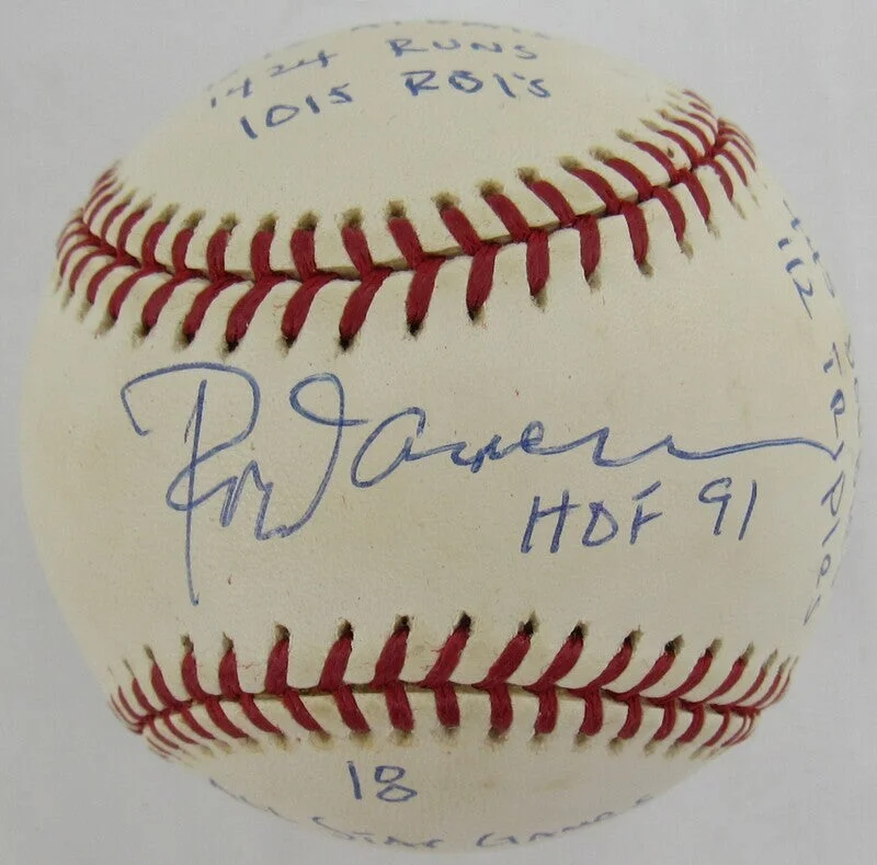 Rod Carew Signed Auto Autograph Rawlings Baseball w/ Multiple Insc Reggie Jackson Authenticated IV