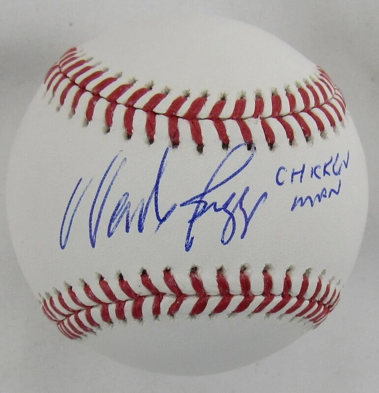 Wade Boggs Signed Auto Autograph Rawlings Baseball w/ Chicken Man Insc JSA Witness