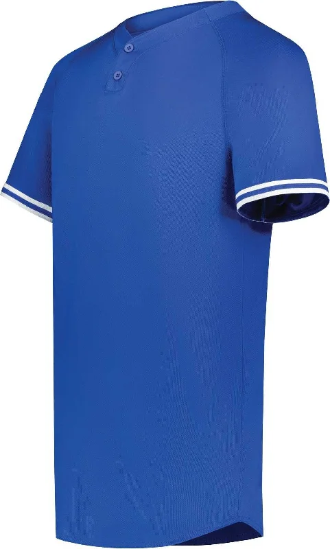 Augusta 6905 Cutter+ Henley Jersey - Royal White