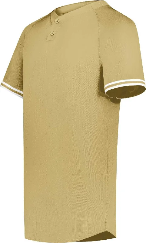 Augusta 6905 Cutter+ Henley Jersey - Vegas Gold White