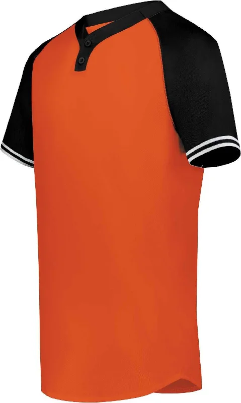 Augusta 6906 Youth Cutter+ Henley Jersey - Orange Black