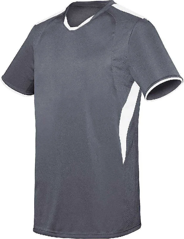 High Five 322890 Adult Globe Jersey - Graphite White