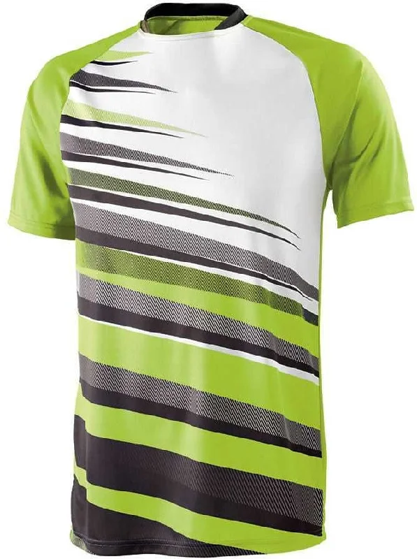 High Five 322910 Adult Galactic Jersey - Lime Black White