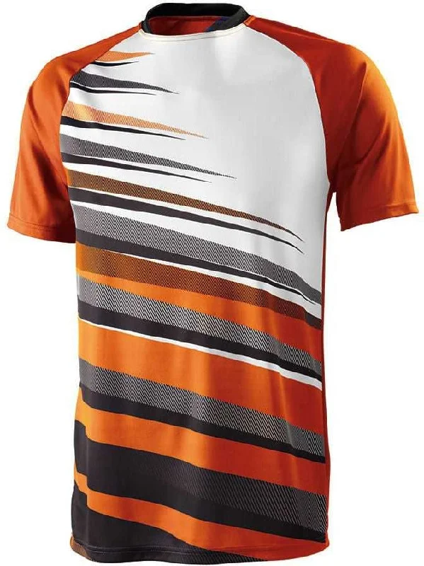 High Five 322911 Youth Galactic Jersey - Orange Black White