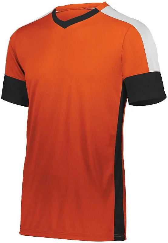 High Five 322930 Wembley Soccer Jersey - Orange Black White