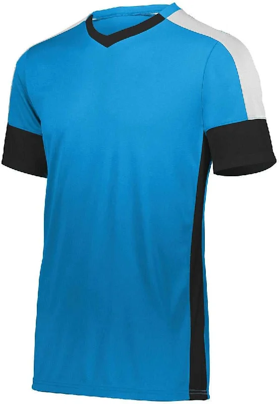 High Five 322930 Wembley Soccer Jersey - Power Blue Black White