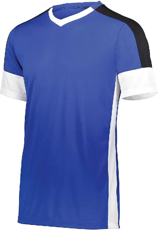 High Five 322930 Wembley Soccer Jersey - Royal White Black