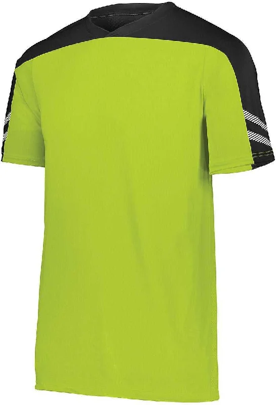 High Five 322950 Anfield Soccer Jersey - Lime Black White