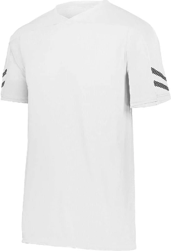 High Five 322951 Youth Anfield Soccer Jersey - White White Black