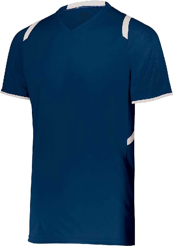 High Five 322960 Millennium Soccer Jersey - Navy White